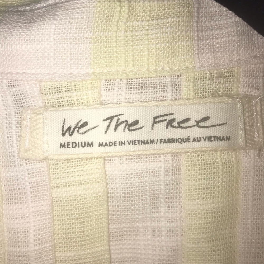 Free People Away at Sea Striped Frayed Hem Shirt - Picture 5 of 8